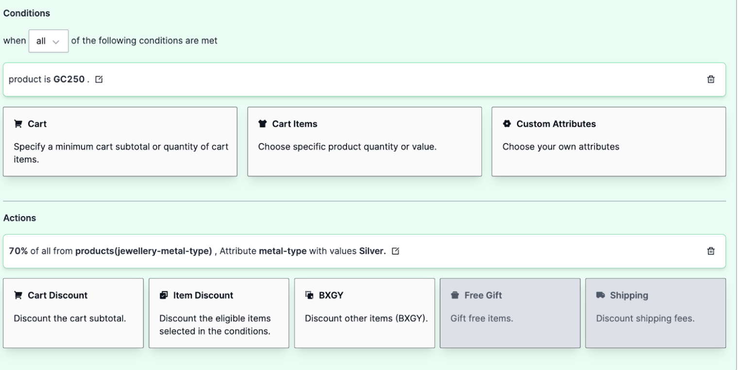 Creating a Buy X Get Y (BXGY) Promotion